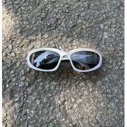 meta silver sunglasses