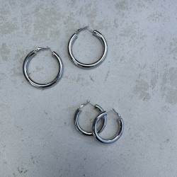 bao silver earring M