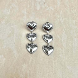 Divi silver earring