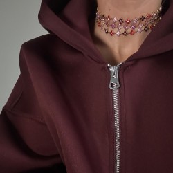 naya burgundy necklace