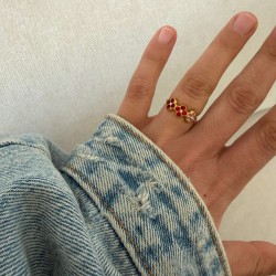 naya burgundy ring