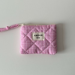 vichy pink pouch