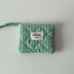 vichy green pouch