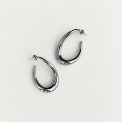 say silver earring